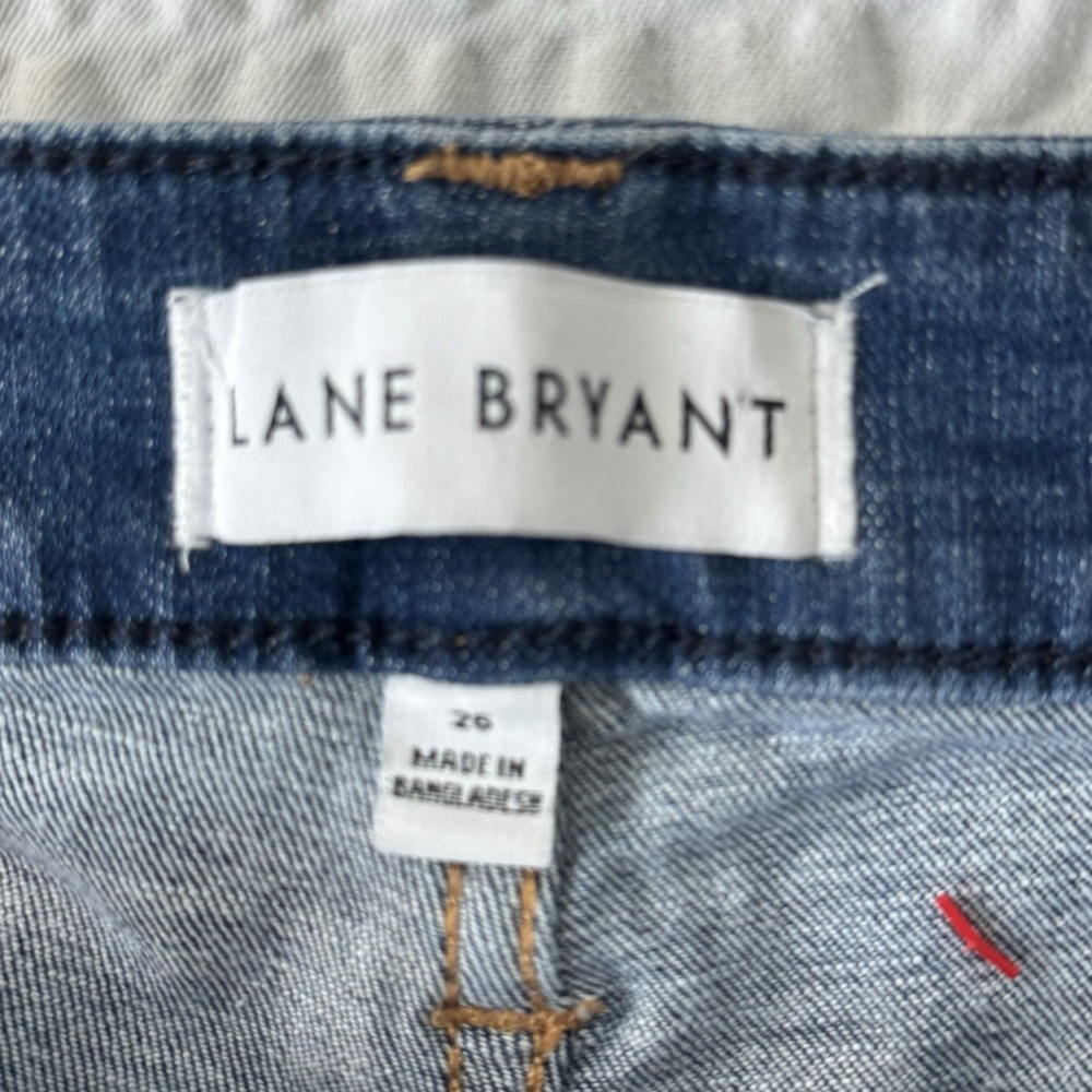 Lane Bryant Jeans Women's Plus Sz 26 Stretch Signature Fit Straight Mid Rise - Picture 10 of 16